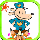 APK Dog Man - Coloring Book