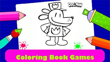 Dog Man - Coloring Book 포스터