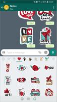 Stickers for Valentine's Day تصوير الشاشة 1