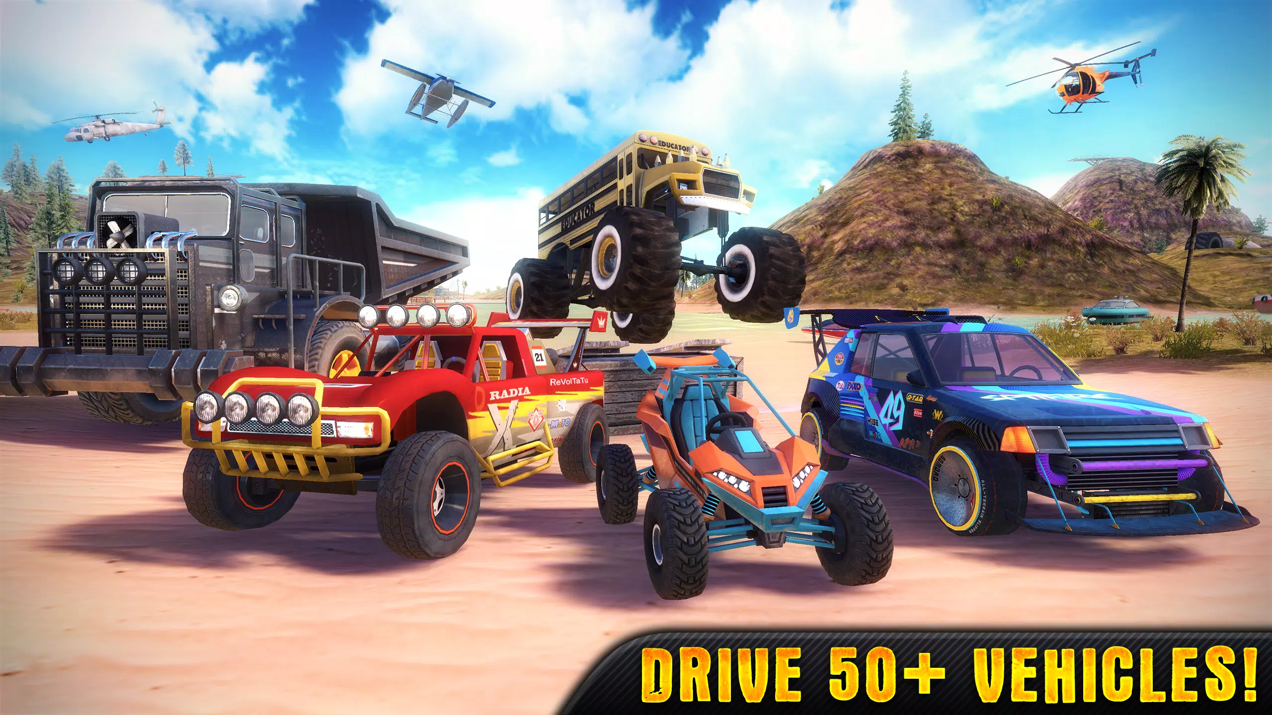 Trucks Off Road MOD APK 1.5 (Unlimited Money) Download