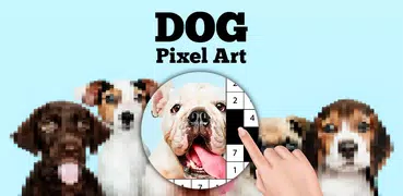 Dog Pixel Art Paint by Numbers