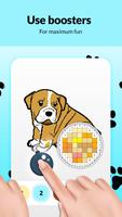 Dog Pixel Art Paint by Numbers اسکرین شاٹ 3