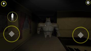Buff Doge Backrooms Horror poster