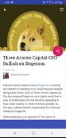 Dogecoin News Hub capture d'écran 1