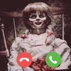 scary doll fake video call sim icon