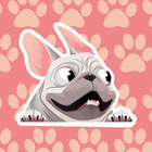 DogFaceMoji Zeichen