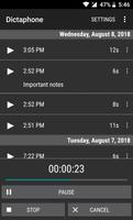 Dictaphone स्क्रीनशॉट 1