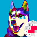 Dogs Pixel Coloring Number Art APK