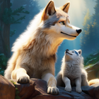 آیکون‌ Wolf Dog Simulator