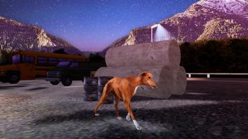 Simulateur de chien Greyhound Affiche