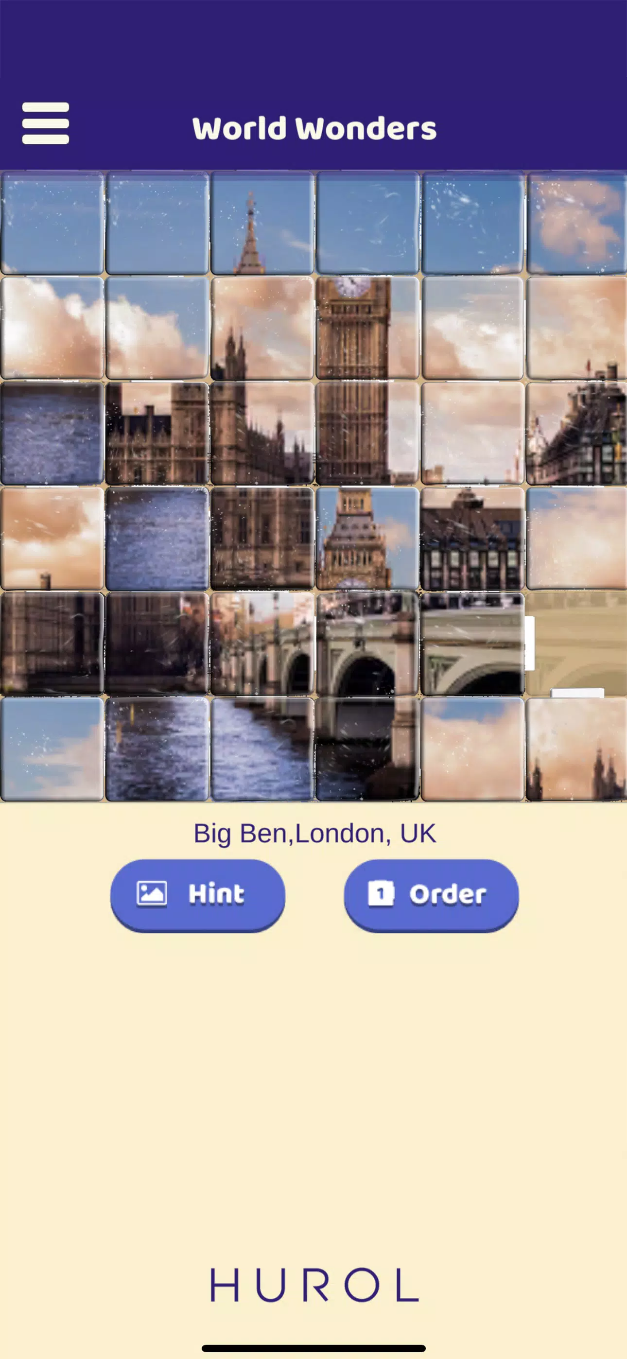 World Wonders Sliding Puzzle