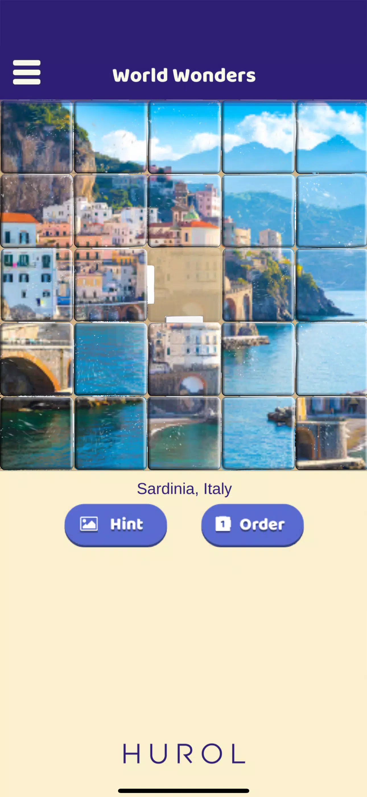 World Wonders Sliding Puzzle