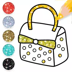 Скачать Glitter Handbags Coloring Book APK