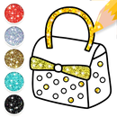 Glitter Handbags Coloring Book APK