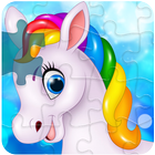 Toddler Jigsaw Puzzle Unicorn icône