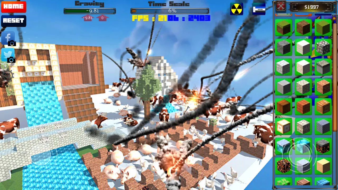 CUBE Physics Simulation