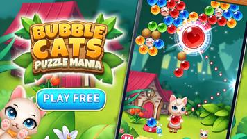 Bubble Cats Puzzle Mania poster