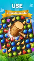 Sweet Fruits POP : Match 3 imagem de tela 1