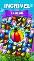 Sweet Fruits POP : Match 3 imagem de tela 2