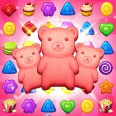 Sweet Candy Pop Match 3 Puzzle XAPK Herunterladen