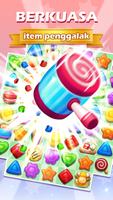 Sweet Candy Pop Match 3 Puzzle syot layar 2