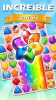 Sweet Candy Pop Match 3 Puzzle captura de pantalla 1