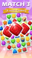 Sweet Candy Pop Match 3 Puzzle poster