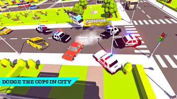 Dodge Police: Dodging Car Game ภาพหน้าจอ 1