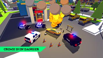ダッジ警察：車のゲームをかわす ポスター