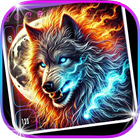 Fire Wolf Theme keyboard icon