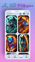 Fire Wolf Theme keyboard screenshot 1
