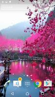 برنامه‌نما Sakura Flowers Falling Live Wallpaper HD عکس از صفحه