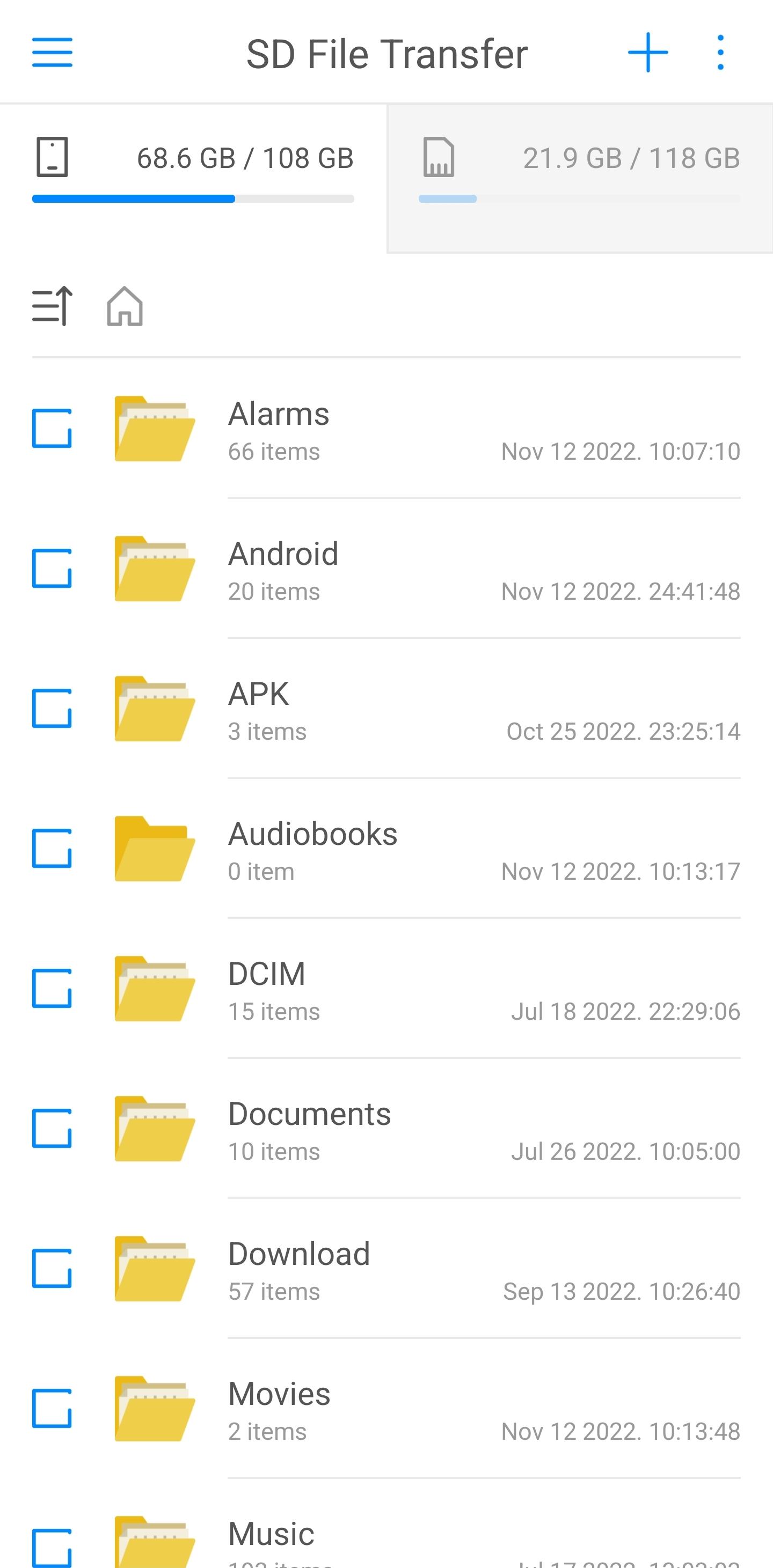 Descarga de APK de Mover archivos a la tarjeta SD para Android