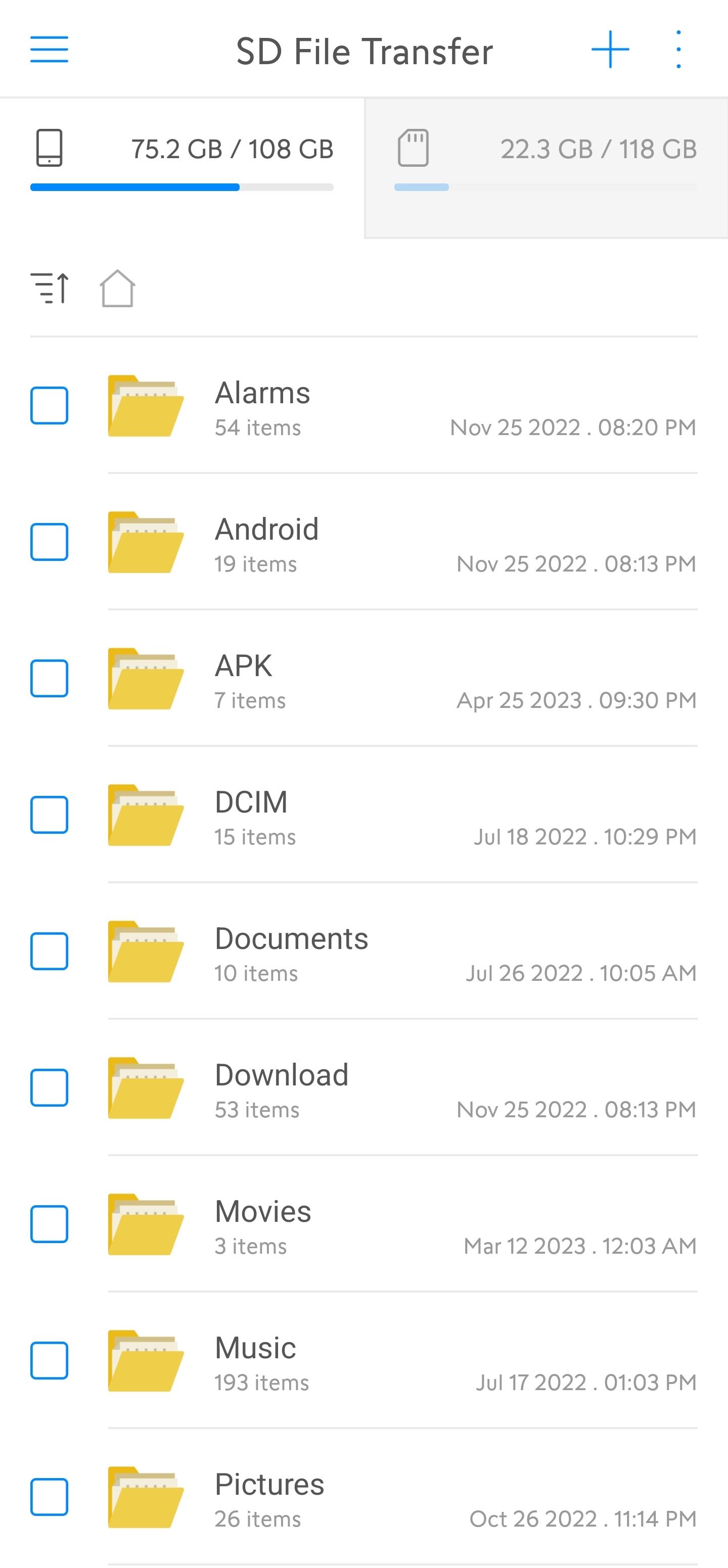 Android İndirme için Dosyaları SD karta taşı APK