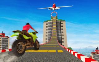 Sky Bike Stunt Racing Games 3D plakat