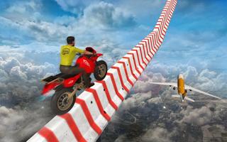 Sky Bike Stunt Racing Games 3D スクリーンショット 1