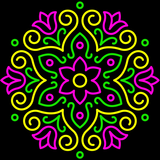 Color By Number Doodle Art - Adult Coloring Pages icône