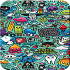 Doodle Art Wallpaper-icoon