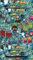 Doodle Art Wallpaper-poster