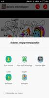 Doodle Art Design Wallpaper syot layar 3