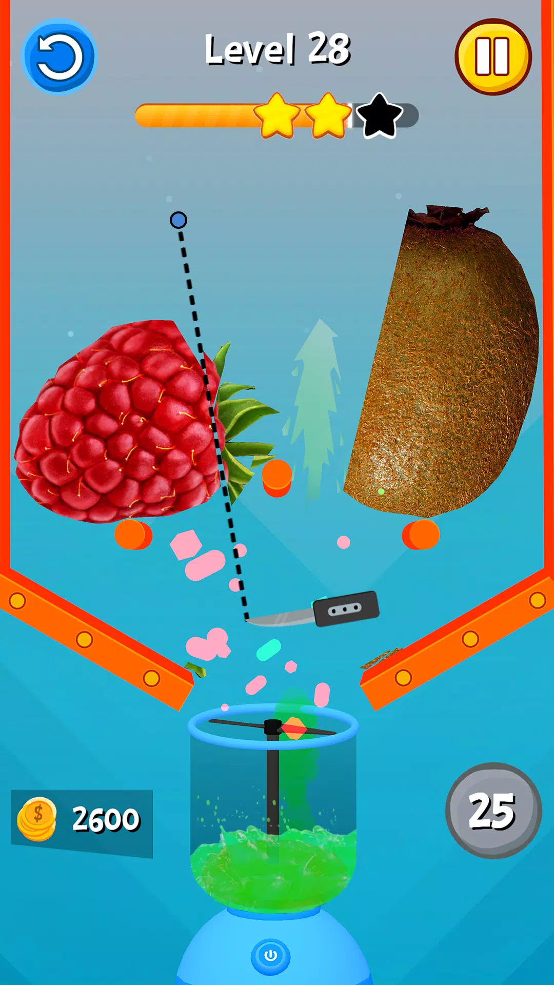 Crazy Fruits - slice master Game for Android - Download