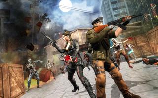 Zombie Dead Target Killer Survival : Free games スクリーンショット 1