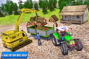 Tractor trolley Offroad Games スクリーンショット 3