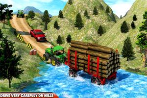 Tractor trolley Offroad Games ポスター