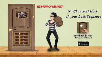 برنامه‌نما Door lock Screen – Stylish Door Lock With Password عکس از صفحه