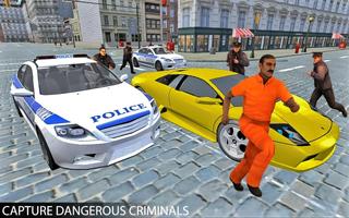 Drive Police Car Gangster Game Affiche