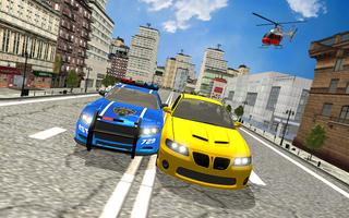 Drive Police Car Gangster Game syot layar 2