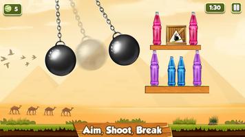 Bottle Shooter Slingshot Game screenshot 1