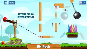 Bottle Shooter Slingshot Game screenshot 2