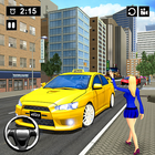 Modern City taxi cab driver 2019: taxi simulator आइकन